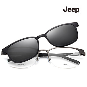 Jeep 지프 편광선글라스 겸용 티타늄 안경 T7050_S3