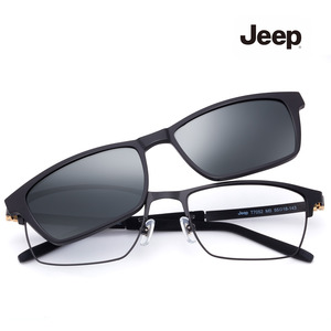 Jeep 지프 편광선글라스 겸용 티타늄 안경 T7052_M5